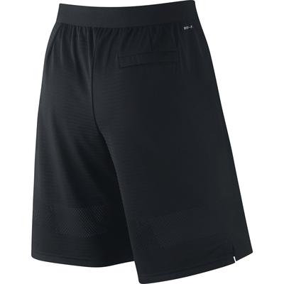 Nike Mens Gladiator Breathe 11 Inch Tennis Shorts - Black/Hot Lava