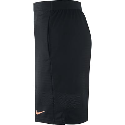 Nike Mens Gladiator Breathe 11 Inch Tennis Shorts - Black/Hot Lava - main image