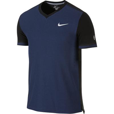 Nike Mens Premier RF V-Neck Shirt - Midnight Navy/Black - main image