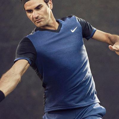 Nike Mens Premier RF V-Neck Shirt - Midnight Navy/Black - main image