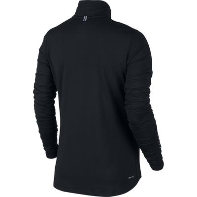 Nike Womens Element 1/2 Zip L.S. Running Shirt - Black - main image