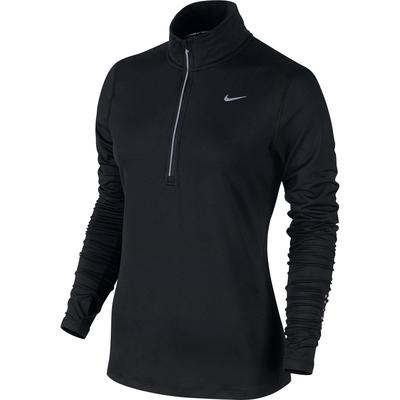 Nike Womens Element 1/2 Zip L.S. Running Shirt - Black - main image
