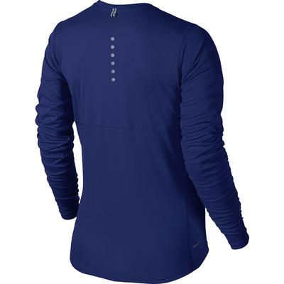 Nike Womens Miler Long Sleeve Top - Deep Royal Blue - main image