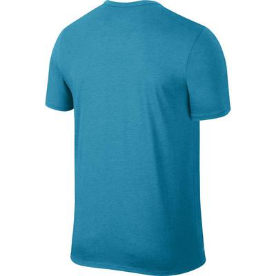 Nike Mens Court Logo Crew - Blue Lagoon - main image