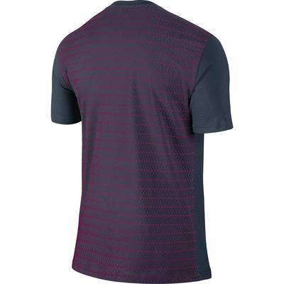 Nike Mens Premier RF V-Neck T-Shirt - Squadron Blue/Sport Fuchsia - main image