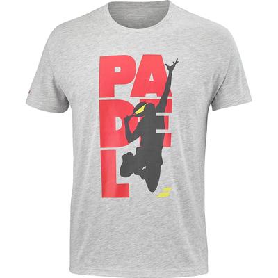 Babolat Mens Padel Cotton Tee - Grey - main image