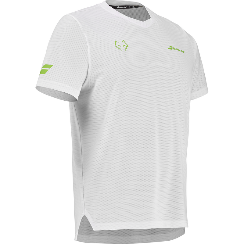 Babolat Mens Juan Lebron Padel Crew Neck Tee - White - main image