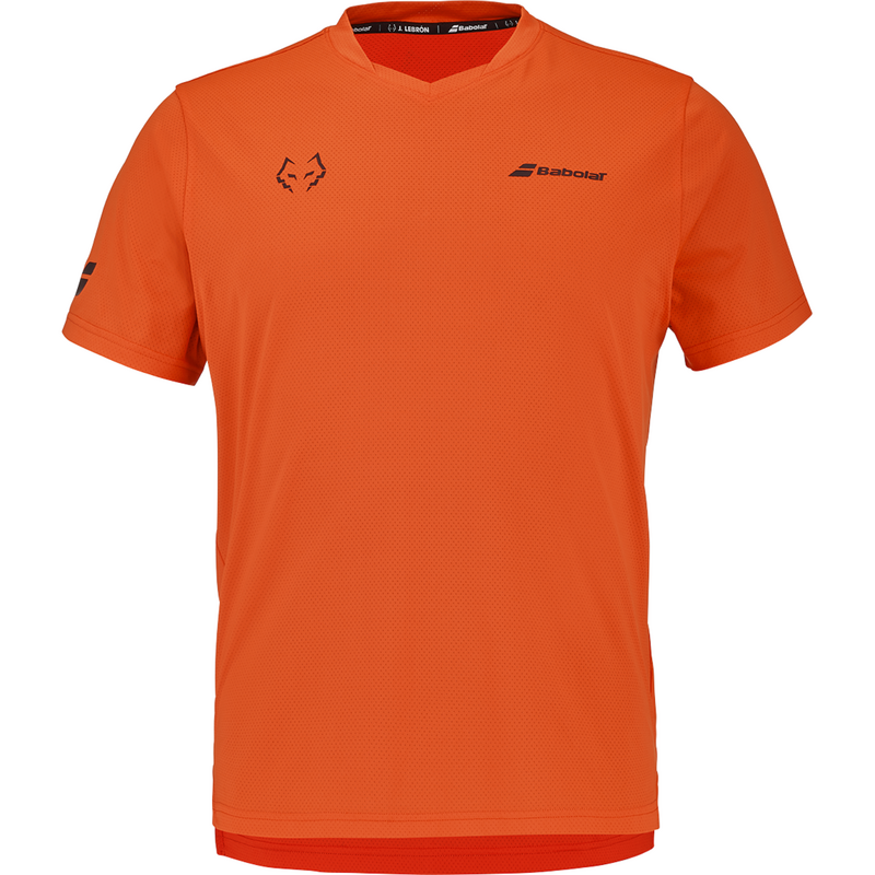 Babolat Mens Juan Lebron Padel Crew Neck Tee - Red/Orange - main image