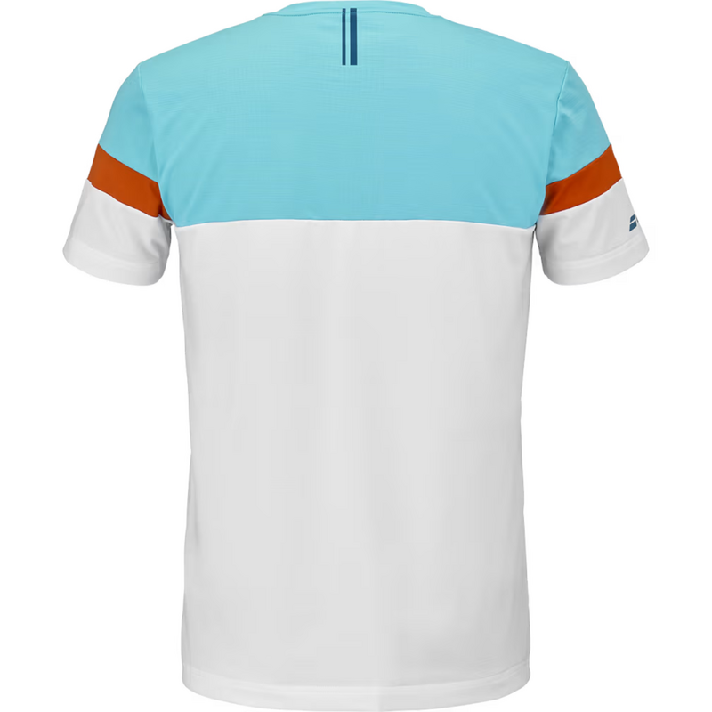 Babolat Mens Padel Crew Neck Tee - White - main image