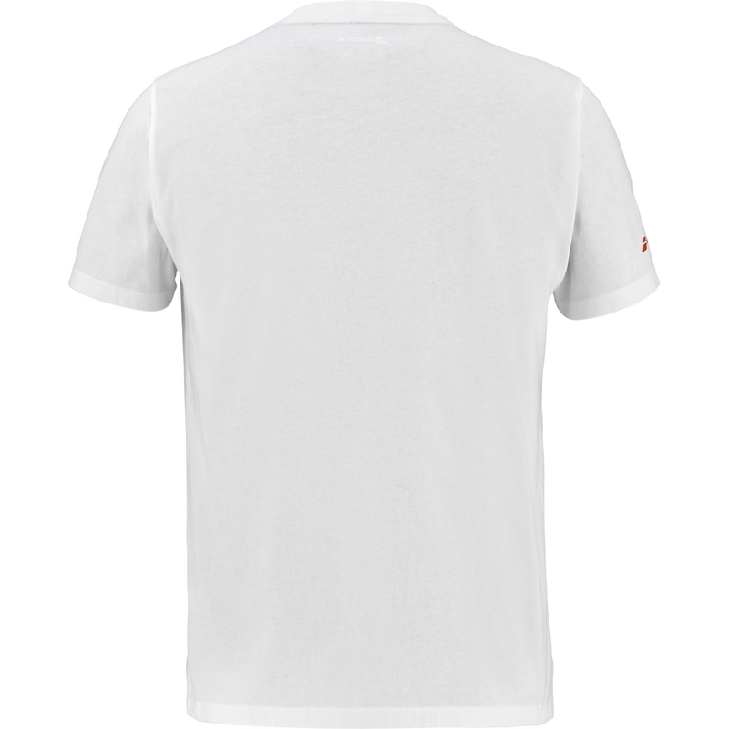 Babolat Padel Mens Cotton Tee Juan Lebron - White - main image
