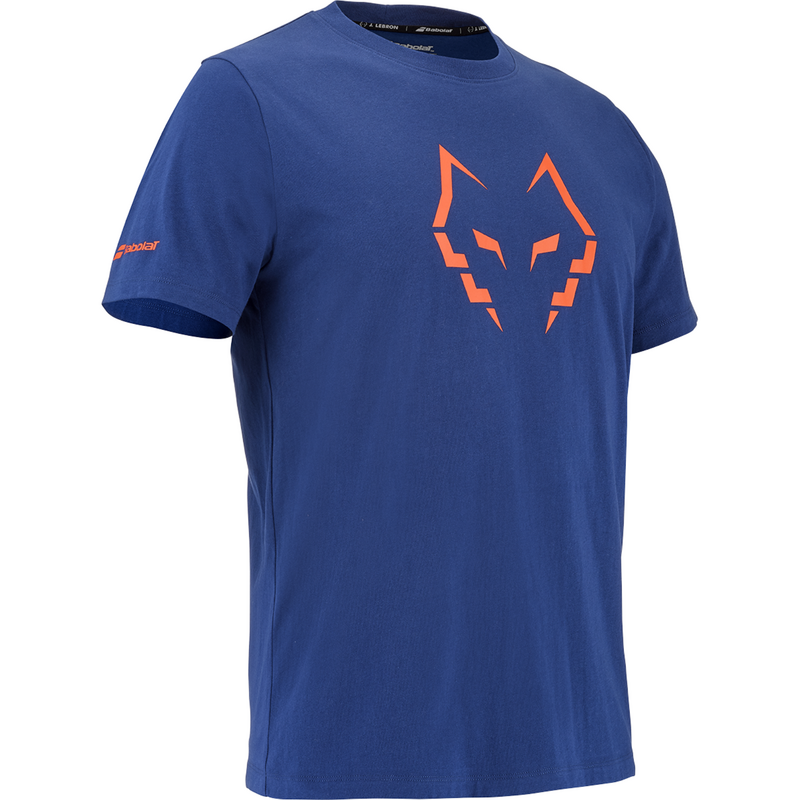 Babolat Padel Mens Cotton Tee Juan Lebron - Blue Depths - main image