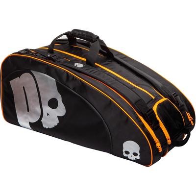 Prince Chrome 12 Racket Bag - Black/Orange
