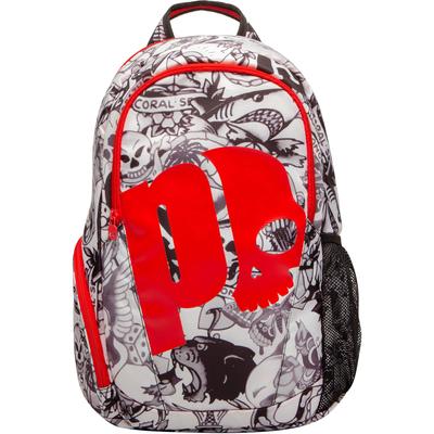 Prince O3 Tattoo Backpack - White/Black/Red - main image