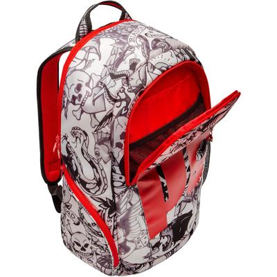 Prince O3 Tattoo Backpack - White/Black/Red