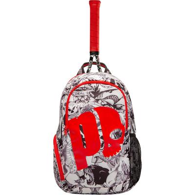 Prince O3 Tattoo Backpack - White/Black/Red - main image