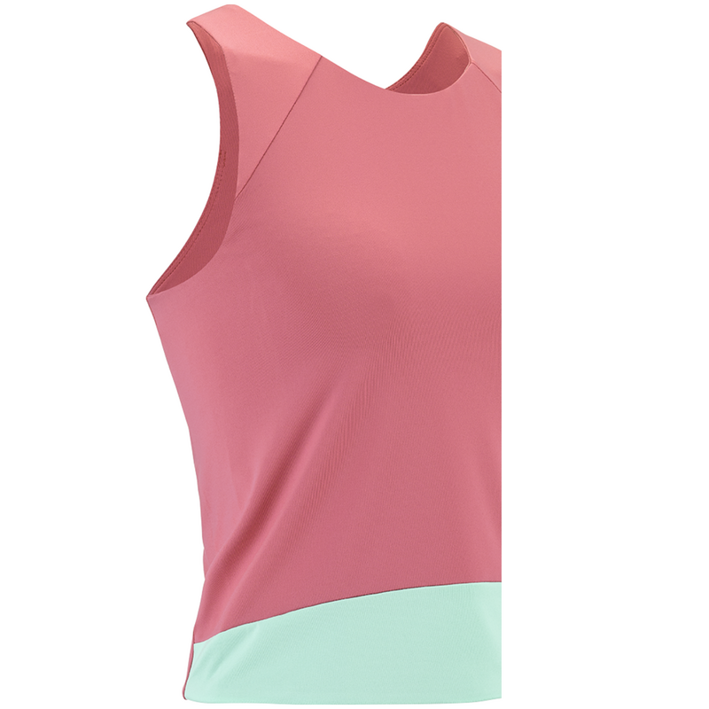 Babolat Womens Perf Padel Tank Top - Sun Kissed Coral - main image