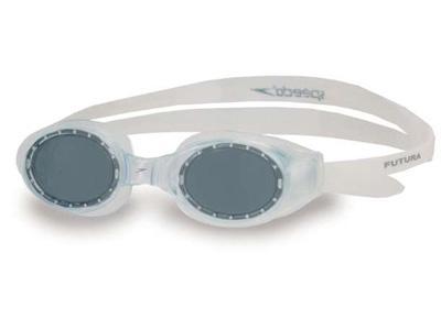 Speedo Futura Junior Swimming Goggles - Clear/Grey - main image