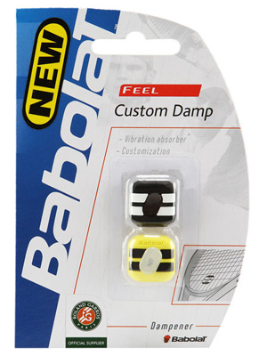 Babolat Custom Damp (Pack of 2) - Black/Yellow - main image