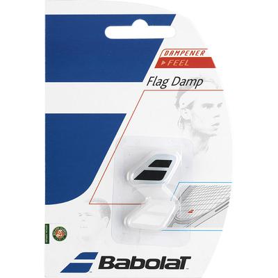 Babolat Flag Damp Vibration Dampeners (Pack of 2) - Black/White - main image