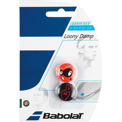 Babolat Loony Damp Vibration Dampeners (Pack of 2) - Black/Red