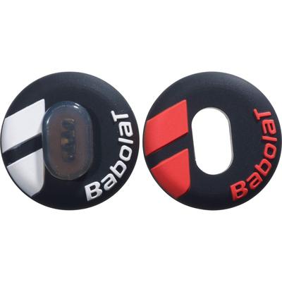 Babolat Custom Damp Vibration Dampeners (Pack of 2) - Black/Red - main image