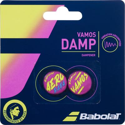 Babolat Rafa Vamos Vibration Dampeners (Pack of 2) - Pink/Yellow - main image