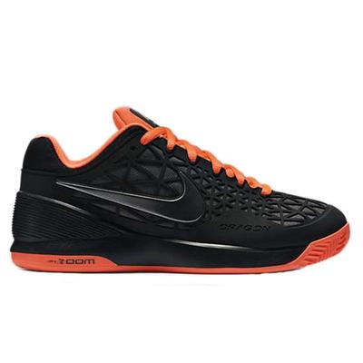 Nike Womens Zoom Cage 2 Clay Court Tennis Shoes - Black/Orange - main image