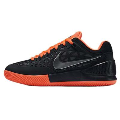 Nike Womens Zoom Cage 2 Clay Court Tennis Shoes - Black/Orange - main image