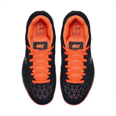 Nike Womens Zoom Cage 2 Clay Court Tennis Shoes - Black/Orange - main image