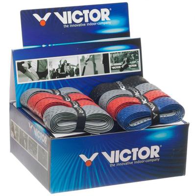 Victor Badminton Fishbone Grips (Box of 25) - Assorted Colours - main image