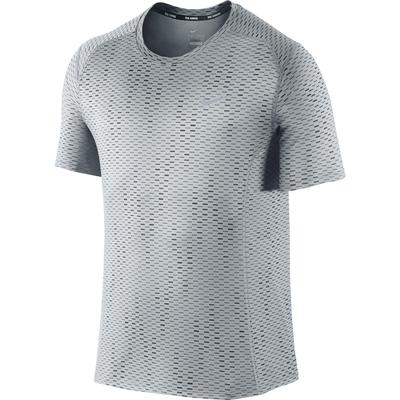 Nike Mens Dri-FIT Miler Fuse Top - Grey - main image