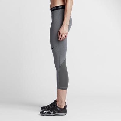 Nike Womens Pro Cool Capri - Charcoal Grey - main image