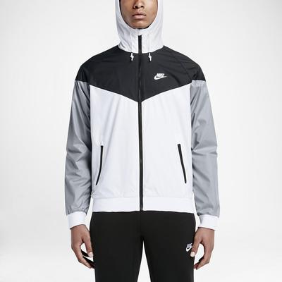 Nike Mens Sportswear Windrunner Jacket - White/Black/Grey - main image