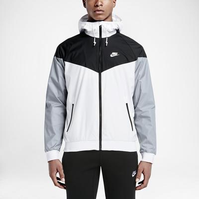 Nike Mens Sportswear Windrunner Jacket - White/Black/Grey - main image