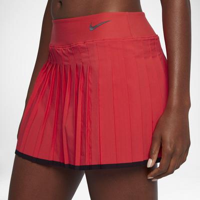 Nike Womens Victory Tennis Skort - Action Red/Black - main image