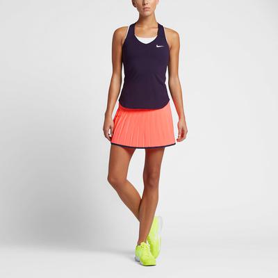 Nike Womens Victory Tennis Skort - Bright Mango - main image