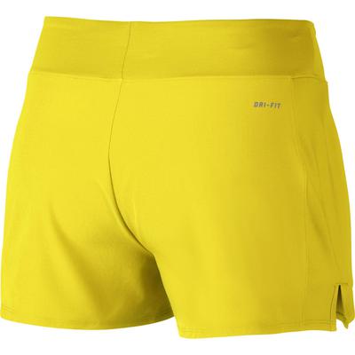 Nike Womens Baseline Tennis Shorts - Opti Yellow - main image