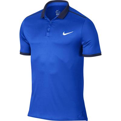 Nike Mens Advantage Solid Polo - Hyper Cobalt Blue - main image