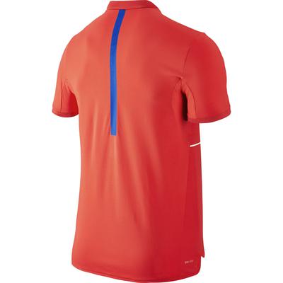 Nike Mens Premier RF Polo - Light Crimson/Photo Blue - main image