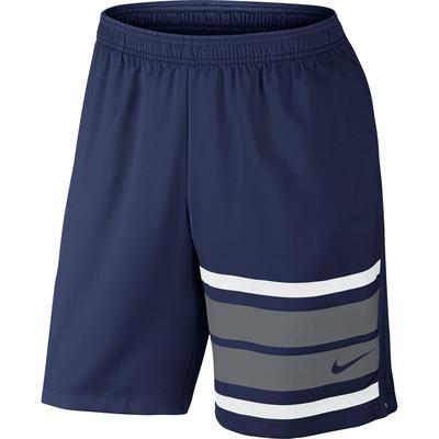 Nike Mens Court Graphic 9 Inch Tennis Shorts - Midnight Navy - main image