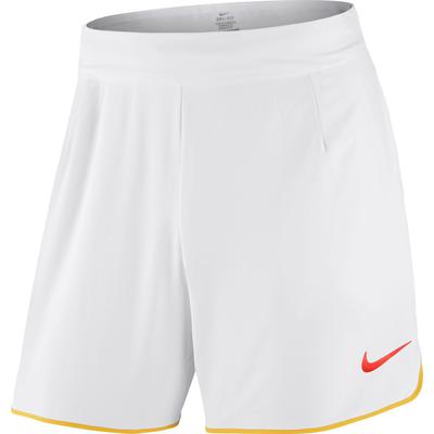 Nike Mens Premier Gladiator 7 Inch Shorts - White/Opti Yellow - main image