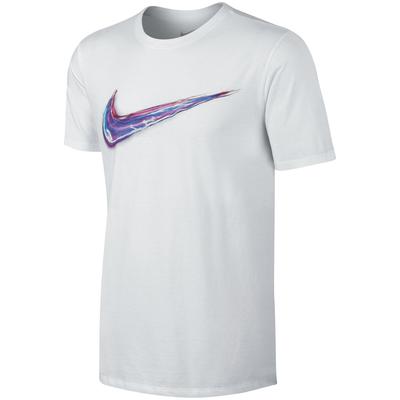 Nike Mens Swoosh Streak Mens Tee - White - main image