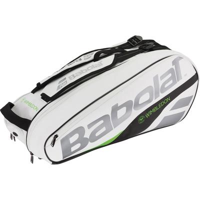 Babolat Pure 6 Racket Wimbledon Bag - White/Green - main image