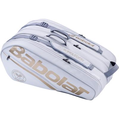 Babolat Pure Wimbledon 12 Racket Bag - White/Gold - main image