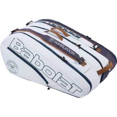 Babolat Pure Wimbledon 12 Racket Bag - White/Gold