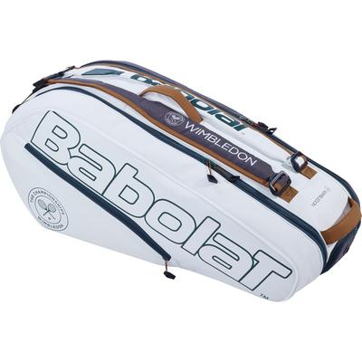 Babolat Pure Wimbledon 6 Racket Bag - White/Gold