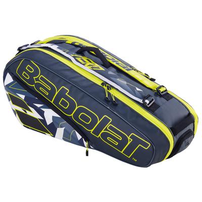 Babolat Pure Aero 6 Racket Bag - Grey/Lime - main image