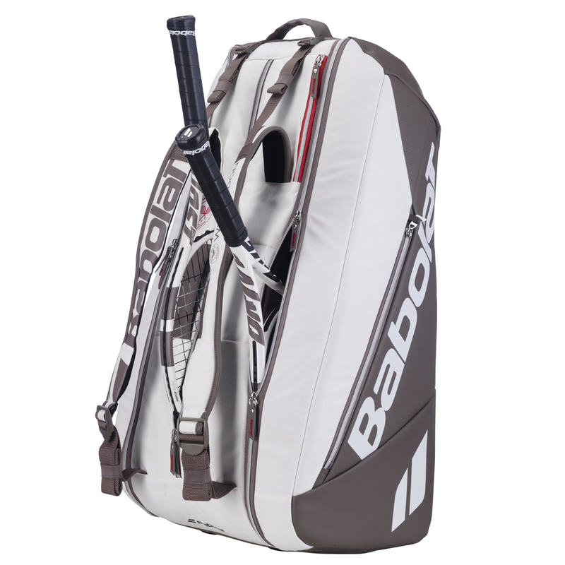 Babolat RH9 Pure Wimbledon Racket Bag- White/Dark Beige - main image