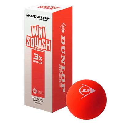 Dunlop Fun Mini Squash Balls - Pack of 3