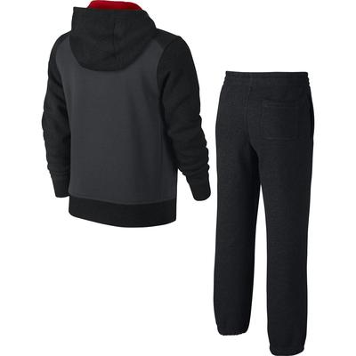 Nike Boys Core Brush Fleece Tracksuit - Anthracite/Black Heather - main image